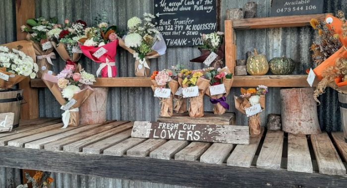 Roadside flower stall