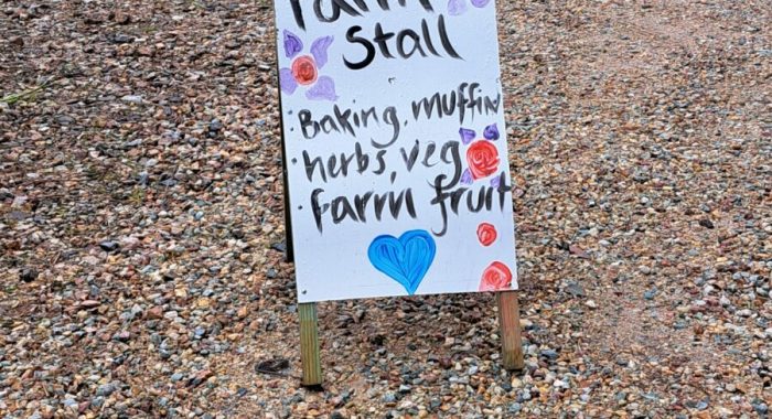 farm stall sign
